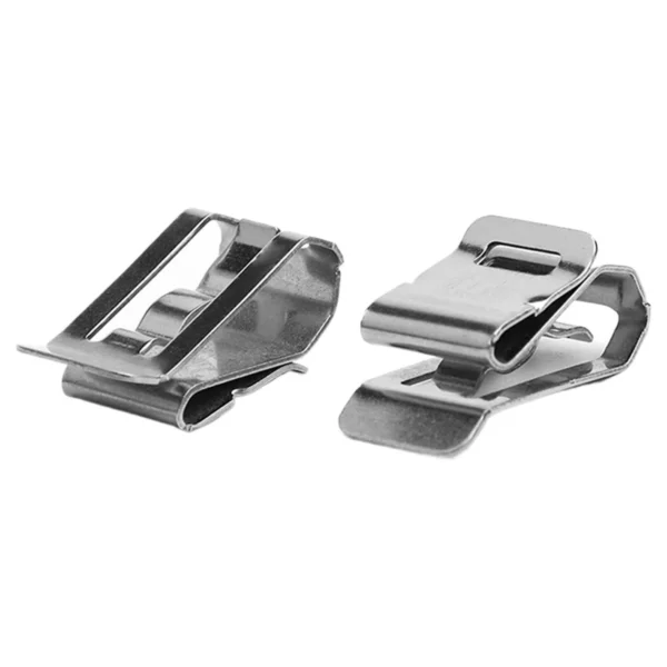 10PCS Stainless Steel Solar Wire Clips – Dual Cable Clamp for PV Panel ...