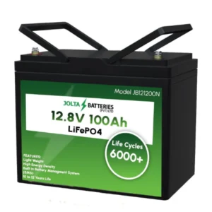 JOLTA JB121200N Lithium Phosphate Battery (LiFePO4) 12.8V 100Ah-1280Wh With 6000+ Charging Cycles